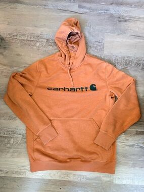 Carhartt Relaxed Fit Logo Graphic Hoodie - Medium